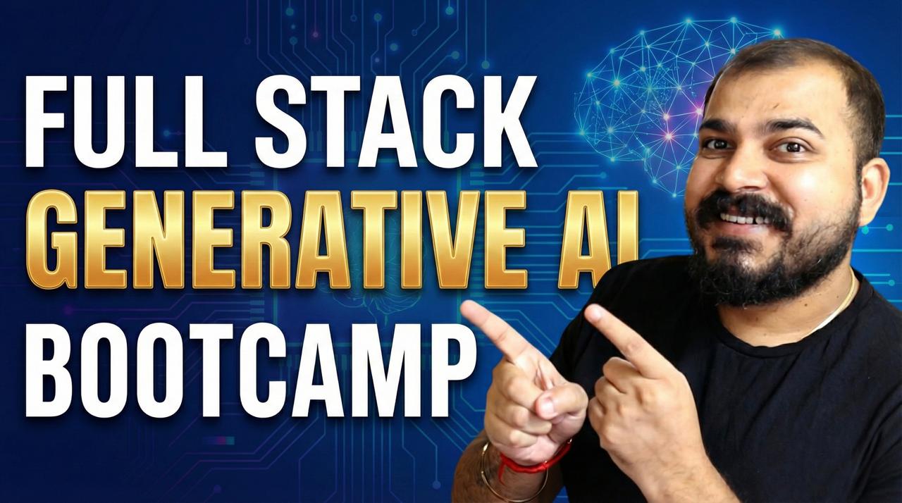Modern Route-Full Stack GenerativeAI And Agentic AI Bootcamp