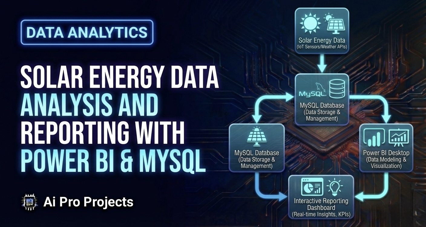 Solar Energy Data Analysis and Reporting with Power BI & MySQL
